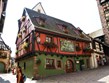 Za vínem a gastronomií -  Francie - Alsasko - Riquewihr , hrázděné domy