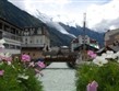 Francie - Chamonix - pohled na masiv Mont Blanku