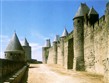 Francie - Languedoc - Carcassone, dobře zachovalé středověké hradby
