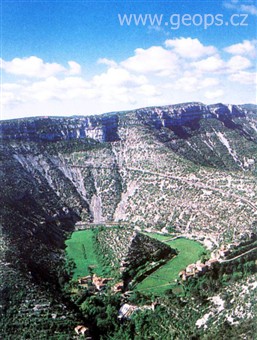 Národní parky a zahrady - Francie, Cévennes, Cirque de Navacelles
