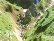 Francie, Auvergne, říční kaskáda