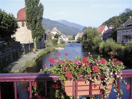 Francie -  Alsasko - městečko Thann