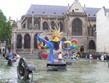 Francie - Paříž, kostel St. Mary a Stravinského kašna, 1983, J.Tinguely a N.de Saint Phalle, má vyjadřovat Stravinského hudbu