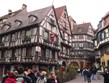 Francie - Alsasko -  Colmar, hrázděné domy vládnou v celém historickém centru
