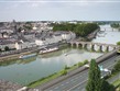Francie, Loira, Angers, město s řekou