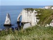 Francie, Normandie, Étretat, útesy