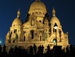 Francie, Paříž, večerní Sacré Coeur