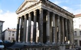 Francouzské puzzle - Francie - Vienne - Augustův chrám vybudovaný za císaře Claudia