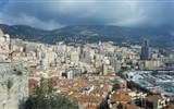 Azurové pobřeží - Monako - panoramatický pohled na město
