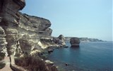 Korsika - Francie, Korsika, Bonifacio, křídové útesy